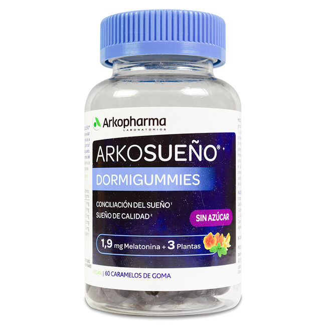 Arkopharma Arkosueño Dormigummies Gominolas Sin Azúcar, 60 unidades