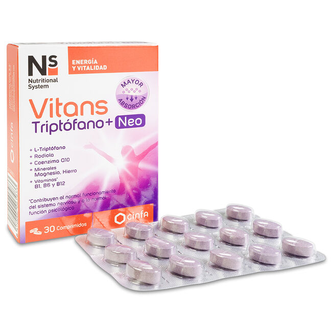 imagen de NS Vitans Triptofano+ Neo, 30 comprimidos