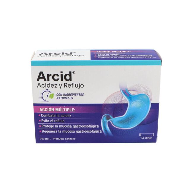 Faes Farma Arcid Acidez Y Reflujo, 24 sticks