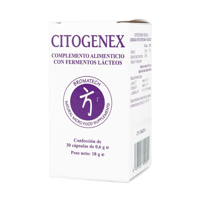 Bromatech Citogenex, 30 cápsulas