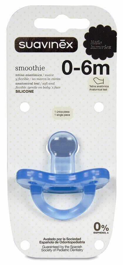 Suavinex Chupete Todosilicona 0-6 Meses, 1 Ud