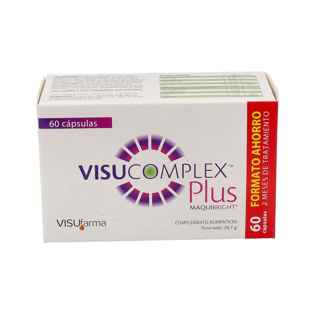 Visucomplex Plus Complemento Alimenticio, 60 cápsulas