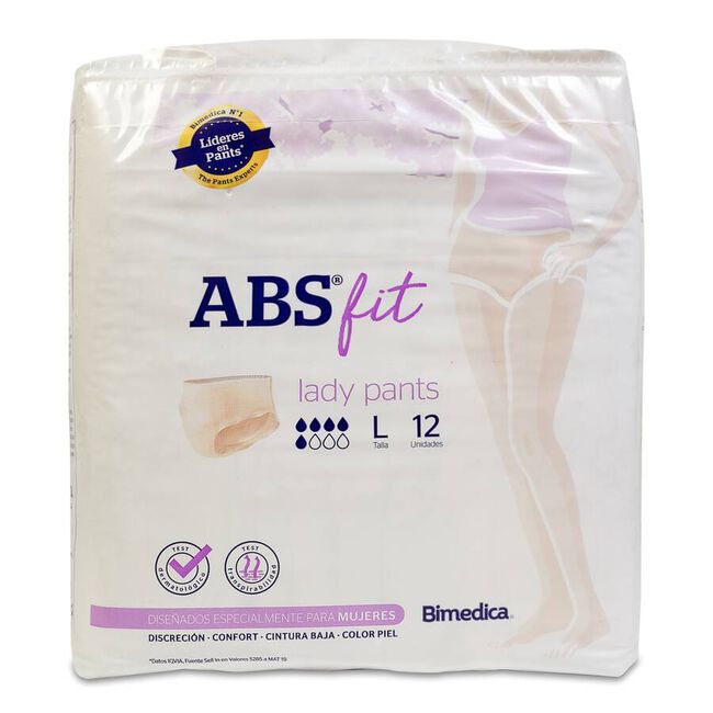 ABS Fit Lady Pants Grande, 12 Unidades