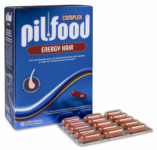 Pilfood Complex Energy Hair, 180 Comprimidos