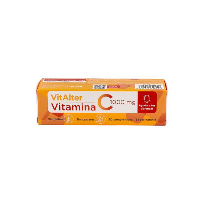 Alter VitAlter Vitamina C 1000 mg, 20 Comprimidos Efervescentes