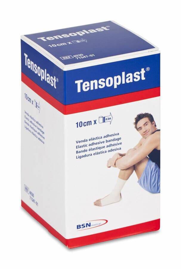 Tensoplast Venda Elástica Adhesiva 10 cm x 4,5 m, 1 Ud