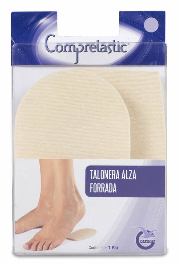 Comprelastic Talonera Alza Forrada Talla M, 1 Par