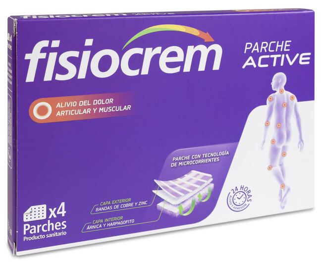 Fisiocrem Parche Active, 4 uds