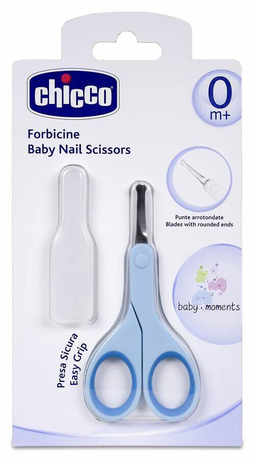 Chicco Tijeras de Seguridad Color azul, 1 Ud