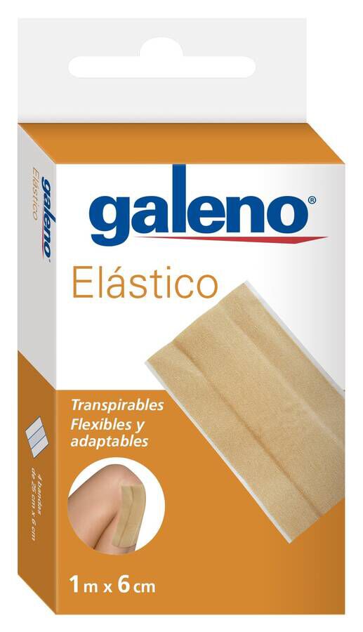 Galeno Elástico Tiras Transpirables 1 m x 6 cm