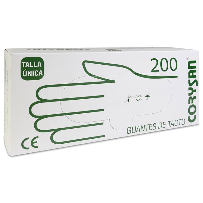 Corysan Guante Tacto Normal, 200 Uds