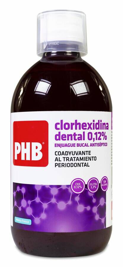 PHB Colutorio Clorhexidina 0,12%, 500 ml
