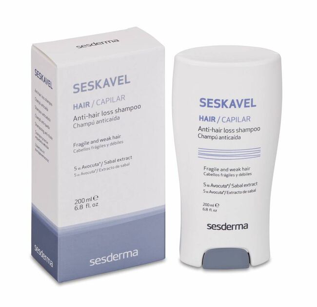 Sesderma Seskavel Champú Anticaída, 200 ml