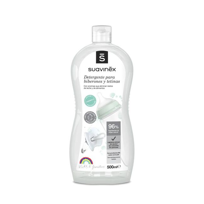 Suavinex Detergente Para Biberones y Tetinas, 500 ml