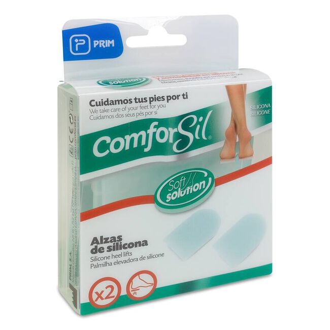 Comforsil Alzas Silicona Dismetría 3 mm, 2 Unidades