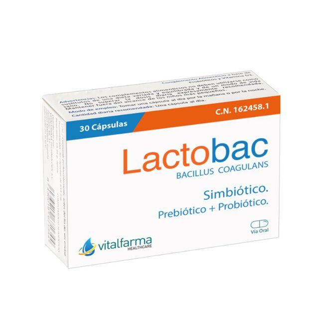 Vitalfarma Lactobac, 30 cápsulas 