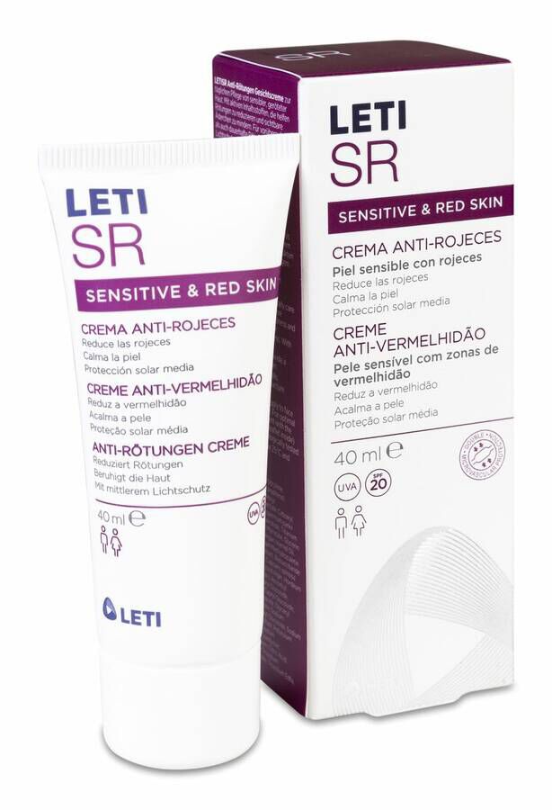 LETI SR Crema Anti-Rojeces SPF 20, 40 ml