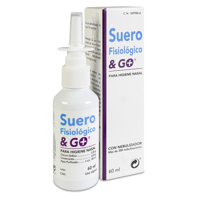 Pharma&Go Suero Fisiológico, 60 ml