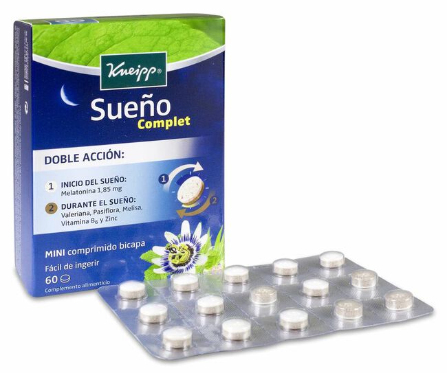Kneipp Sueño Complet con Melatonina, 60 Comprimidos