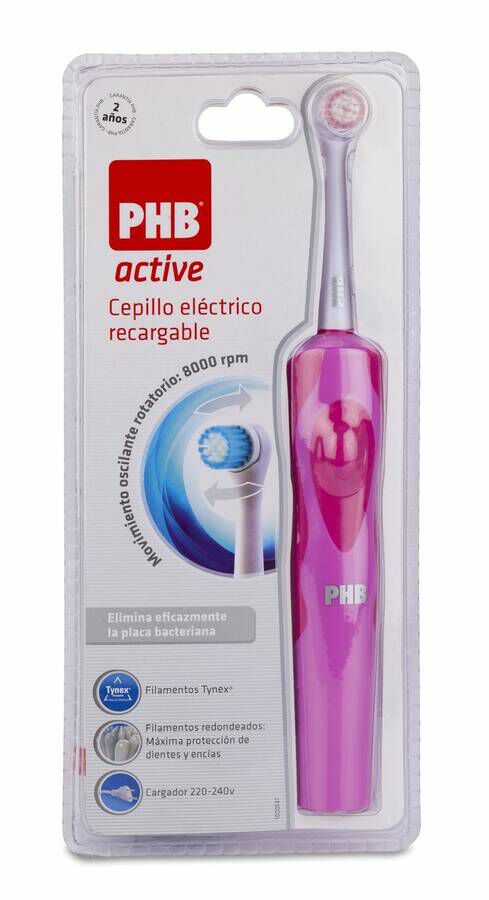 imagen de PHB Active Cepillo El&eacute;ctrico Recargable Rosa, 1 Ud