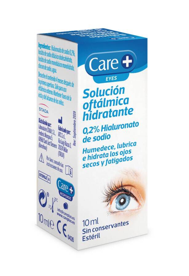 Care+ Solución Oftálmica Forte, 10 ml