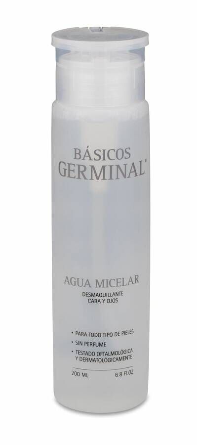 Germinal Básicos Agua Micelar Desmaquillante, 200 ml