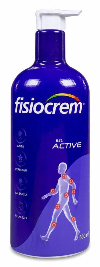 Fisiocrem Gel Active Formato Ahorro, 600 ml