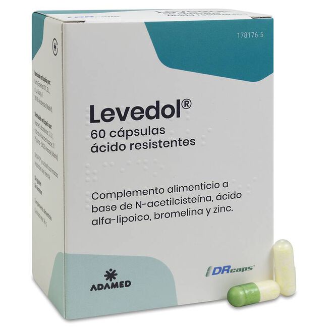 Levedol, 60 Cápsulas