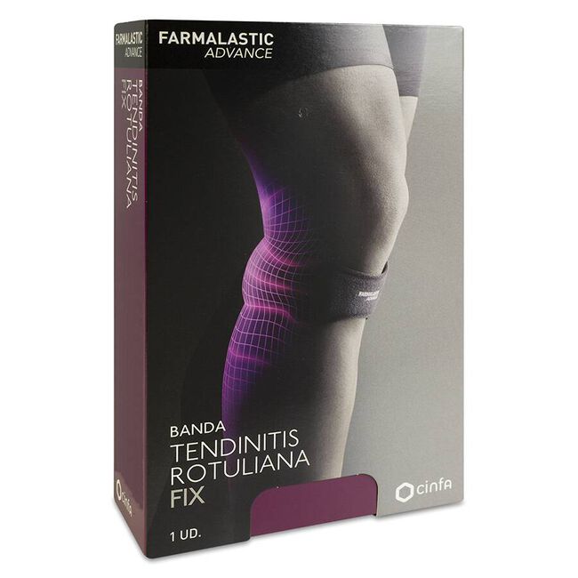 Cinfa Farmalastic Advance Banda Tendinitis Rotuliana Fix, 1 Unidad
