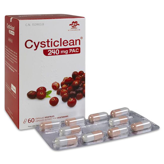 Cysticlean 240 mg PAC, 60 Cápsulas