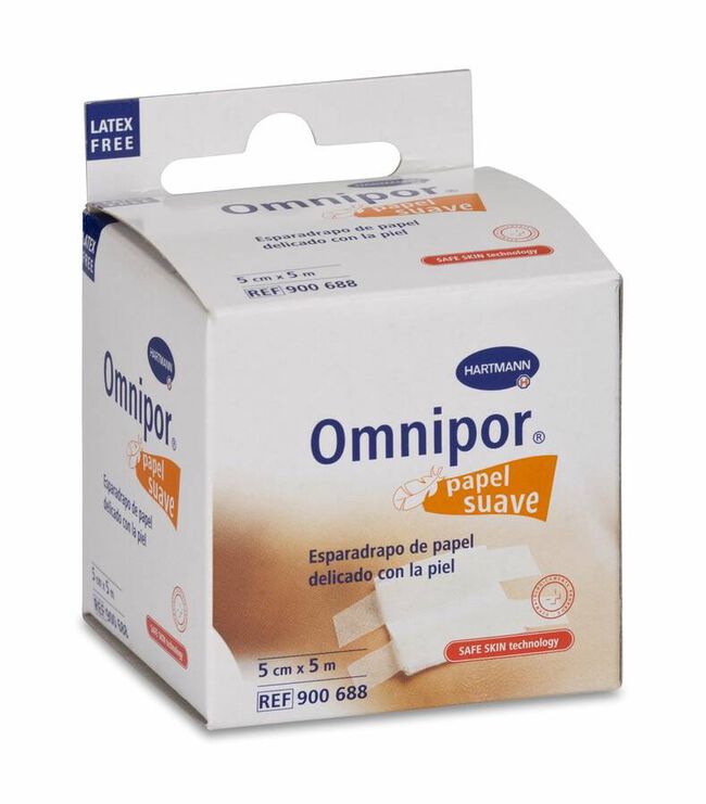 Hartmann Omnipor Esparadrapo de Papel 5 cm x 5 m, 1 Ud
