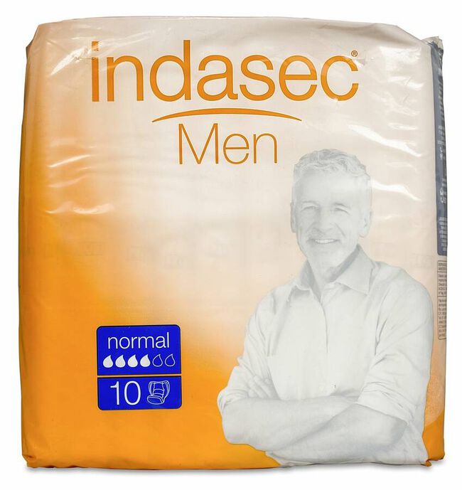 Indasec Men Absorción Normal, 10 Uds