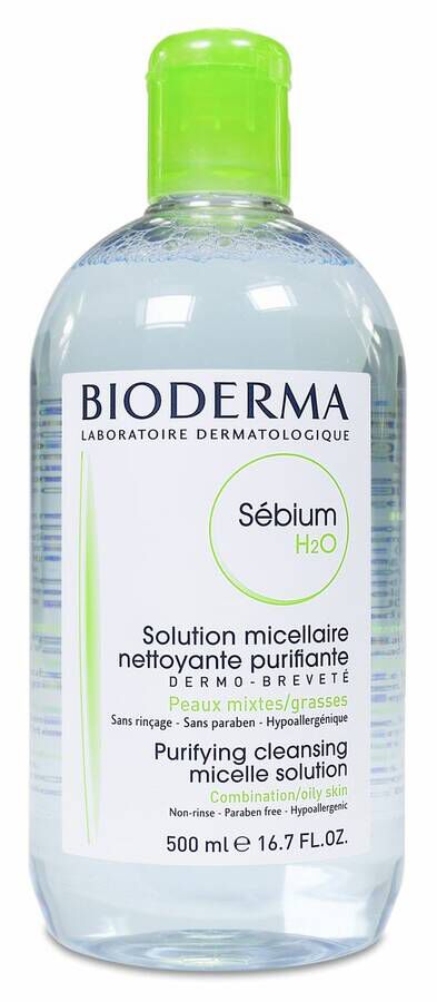 Bioderma Sébium H2O Solución Micelar, 500 ml
