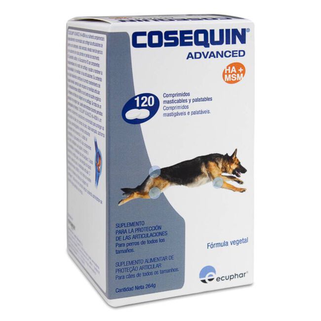 Ecuphar Cosequin Advance HA + MSM, 120 Comprimidos