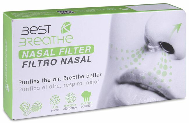 Best Breathe Rinair Filtro Nasal Anatómico Talla XL, 1 Unidad