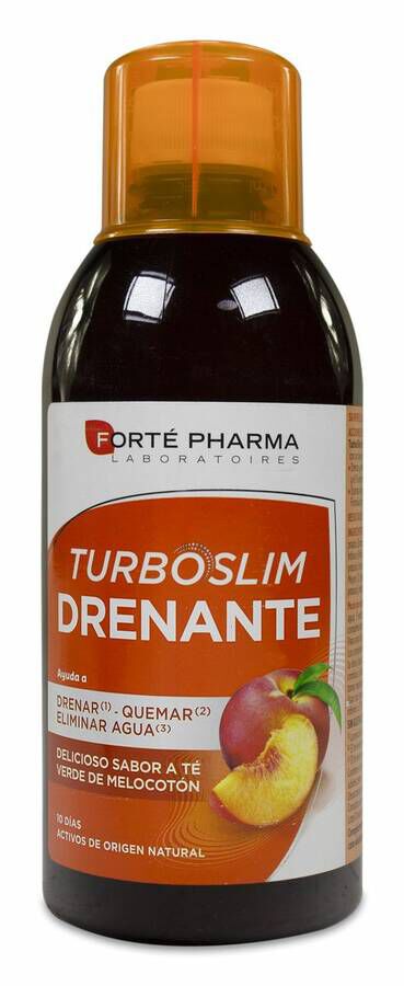 Forté Pharma Turboslim Drenante Melocotón, 500 ml