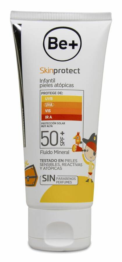 Be+ Skin Protect Infantil Ultrafluido Mineral SPF 50+, 100 ml