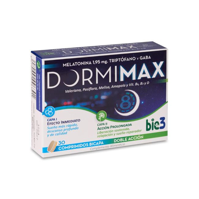 Bie3 Dormimax, 30 comprimidos bicapa