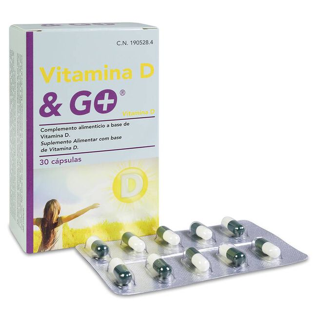 Vitamina D & Go, 30 Cápsulas