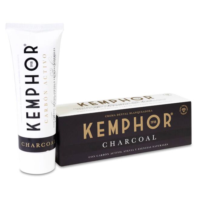 Kemphor 1918 Crema Dental Blanqueadora Charcoal, 75 ml