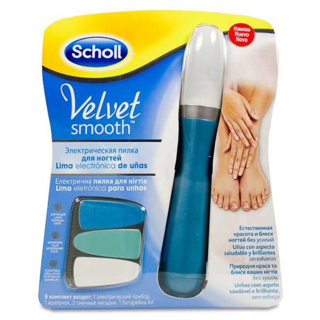 Dr. Scholl Velvet Smooth Lima para Uñas, 1 Unidad