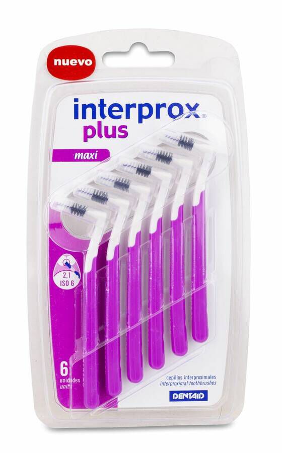 Cepillo Dental Interproximal Interprox Plus Maxi, 6 Uds