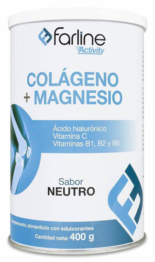 Farline Activity Colágeno y Magnesio Sabor Neutro, 400 g