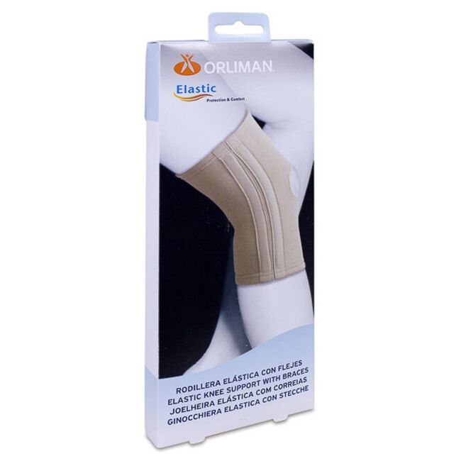 Orliman Rodillera Elástica Flejes TN-211 Talla 1, 1 Unidad