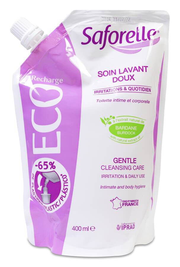 Saforelle Recarga ECO Gel &Iacute;ntimo, 400 ml
