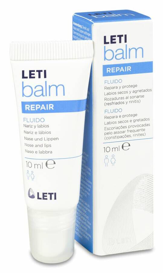 LETIbalm Fluido Reparador Nariz y Labios, 10 ml