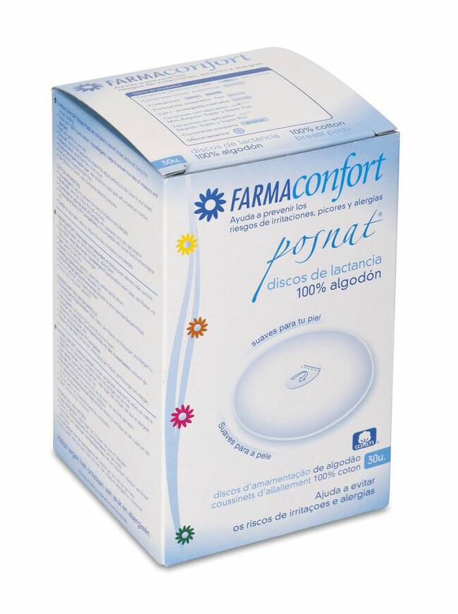 Farmaconfort Discos Lactancia, 30 Uds