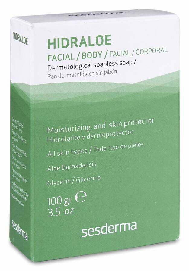 Sesderma Hidraloe Pan Dermatológico sin Jabón, 100 g