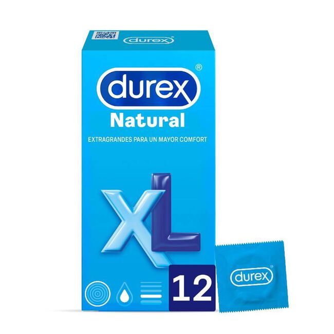 Durex Natural XL, 12 Uds