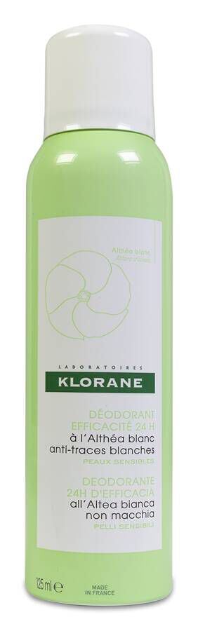 Klorane Desodorante Spray, 125 ml